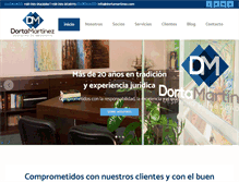 Tablet Screenshot of dortamartinez.com
